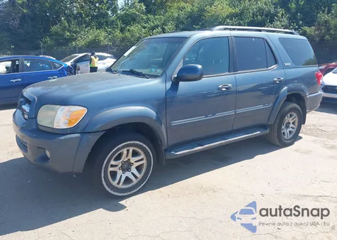 2005 Toyota Sequoia Sr5 V8 z USA, uszkodzony, nr VIN 5TDBT44A65S247053